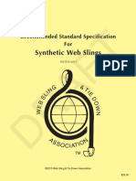 Usa Wstda Standard Wstda WS 1 For Synthetic Web Slings