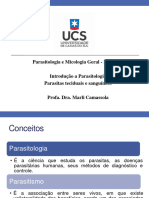 Aula 1. Parasitoses Teciduais e Sanguíneas-1