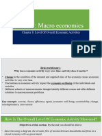 Measuring The Lwvel of Econs Activities