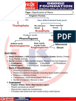 KCC Classification of Plants Short Notes