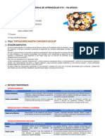 5° Grado - Experiencia de Aprendizaje N°01