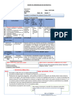 SESIÓN DE APRENDIZAJE DE MATEMÁTICA - Docx Lectura y Escritura de Los Numeros Hasta 99