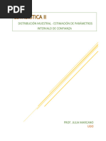 Estimacion Intervalo de Confianza