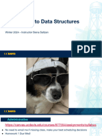 Ecs 32C Introduction To Data Structures: Winter 2024 - Instructor Siena Saltzen