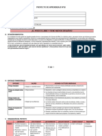 6° Grado - Proyecto de Aprendizaje N°02