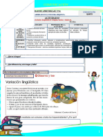 Comunicación 5° - Varied. Ling.