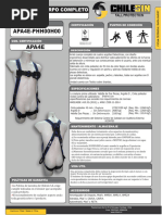 Arnés de 4 Anillos Apa4e-Phh00h00 Dieléctrico