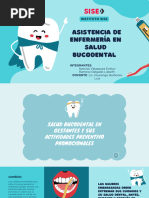 Presentación Odontología y Salud Dental Ilustrado Infantil Azul Turquesa