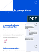 Manual de Boas Práticas - Do's & Donts'