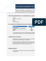 Formato de Evaluación de Desempeño Operativo