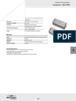 Cilindros Compactos Série CWD: Características Técnicas