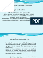 Auditoría Operativa - Gráficas