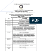 Routine of Semester-V 2012-23-1