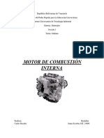 Partes de Un Motor de Combustión Interna