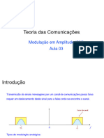 Aula 03 - SC - Modulação AM