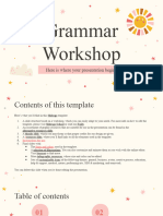 Grammar Workshop by Slidesgo