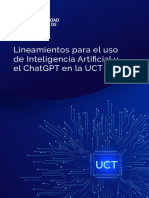 Lineamientos para El Uso de Inteligencia Artificial y El ChatGPT en La UCT