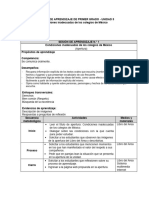 Sesiones de Aprendizaje - U5 - Primer Grado