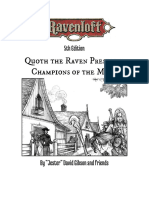 DND 5e Ravenloft Champions of The Mists