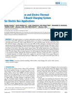 Design Optimization and Electro-Thermal Modeling of An Off-Board Charging System For Electric Bus Applications