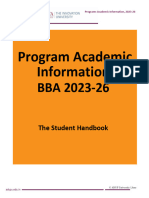 BBA Proforma 2023-26 (Formated) Semester I 231120 144137