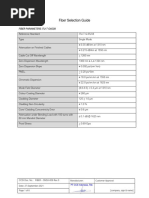 Fiber Selection Guide - G652, G654, G655