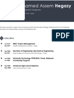 Tarek Mohamed Assem - Hegazy - Resume