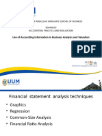 Use of Accounting Information in Business Analysis and Valuation (L2)