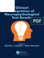 Clinical Integration of Neuropsychological Test Results - Sanet.st