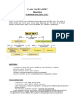 Class Ix - Chemistry CH2. Notes