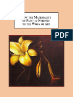 George Bauer, - Lawrence, Sharon Orleans - How The Materiality of Paint Is Intrinsic To The Work of Art - An Explanation of The Meaningful Placement of The Medium of Painting in Contemporary Art Theor