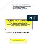 Cours D'évaluation L2 2024