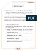 SQL Transactions