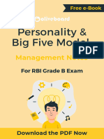 Personality Big 5 Trait Rbi