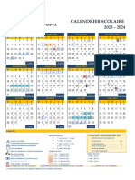 Calendrier 2023-2024 - Version 30 Novembre 2023