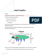 Developmental Genetics