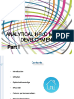 Analytical HPLC Method Development