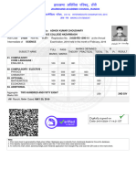 12th Marksheet