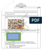 4 Mark Type (Quadratic Equations)