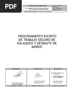 PC-SST-01 - PROCEDIMIENTO - ESCRITO - SOLAQUEO Y DESBASTE DE MURO (Recuperado Automáticamente)