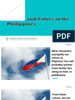 SS Unit 4 Lesson 1 Culture and Values in The Philippines