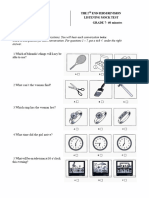 g7 Endterm 2 Listening Revision