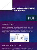 Error Detection Correction I