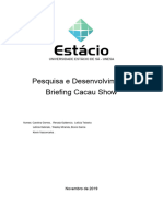 Trabalho de Pesquisa e Desenvolvimento