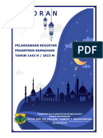 Laporan Pelaksanaan Pesantren Ramadhan 2022 M