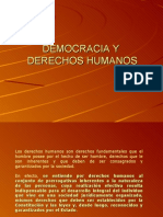 Democracia y Derechos Humanos