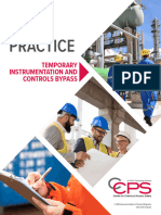 Safe Work Practice - Temp Bypass Instrumentation & Controls