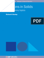 (IOP Concise Physics) Richard A. Dunlap - Electrons in Solids - Contemporary Topics-IOP Publishing (2019)