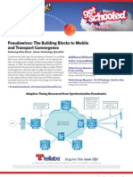 Tellabs Get Schooled Cheat Sheet: Pseudowires: The Building Blocks To Mobile