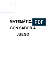 Matemáticas Con Sabor A Juego